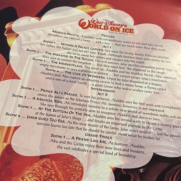 Vintage Walt Disney on Ice Aladdin Program - Picture 6 of 12